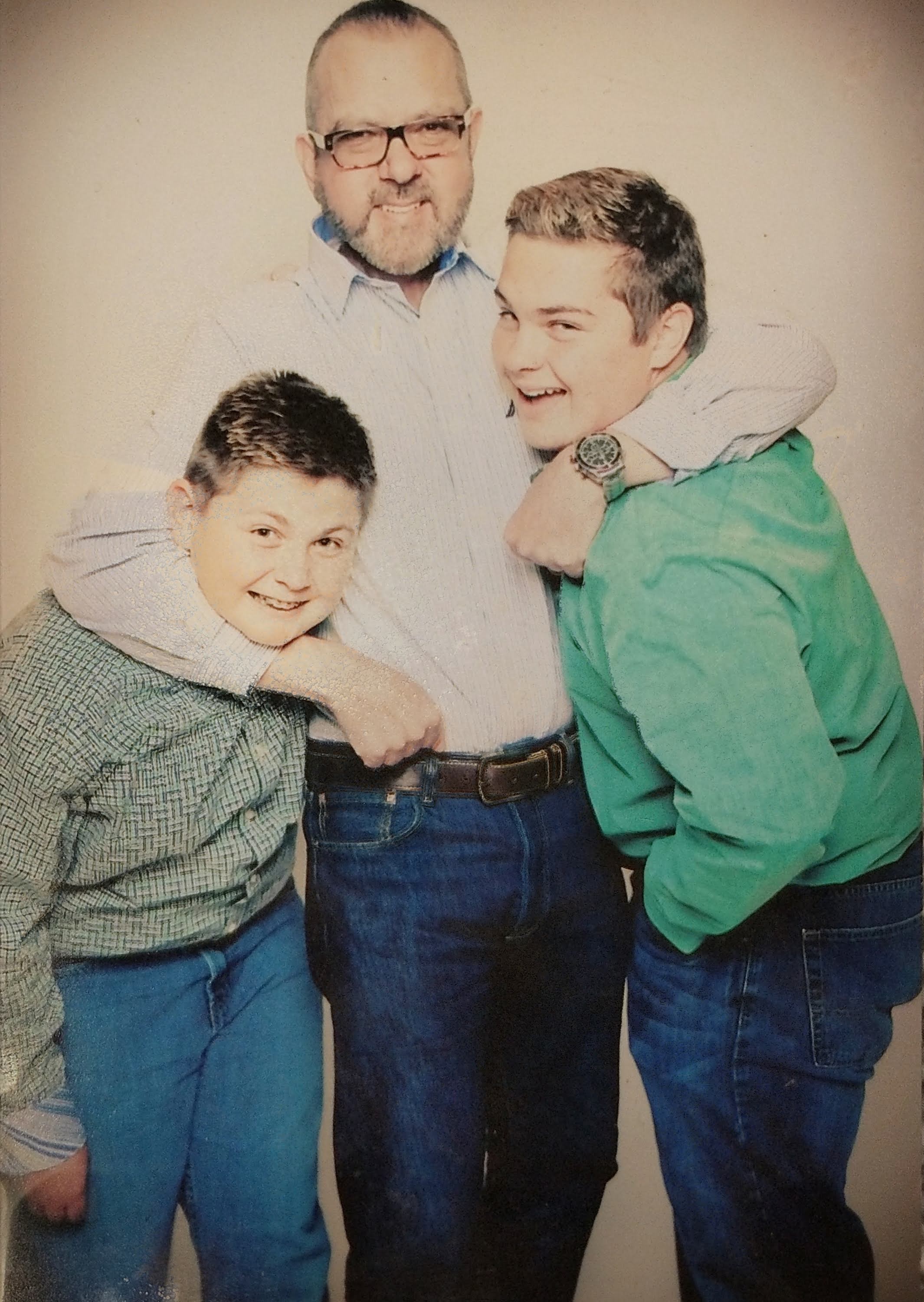 Keith With His Family